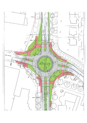 Umbau als Kreisverkehr